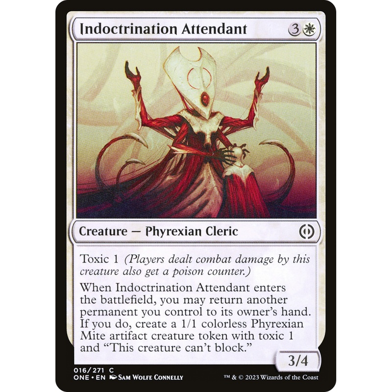 Indoctrination Attendant (ONE-016) - Phyrexia: All Will Be One