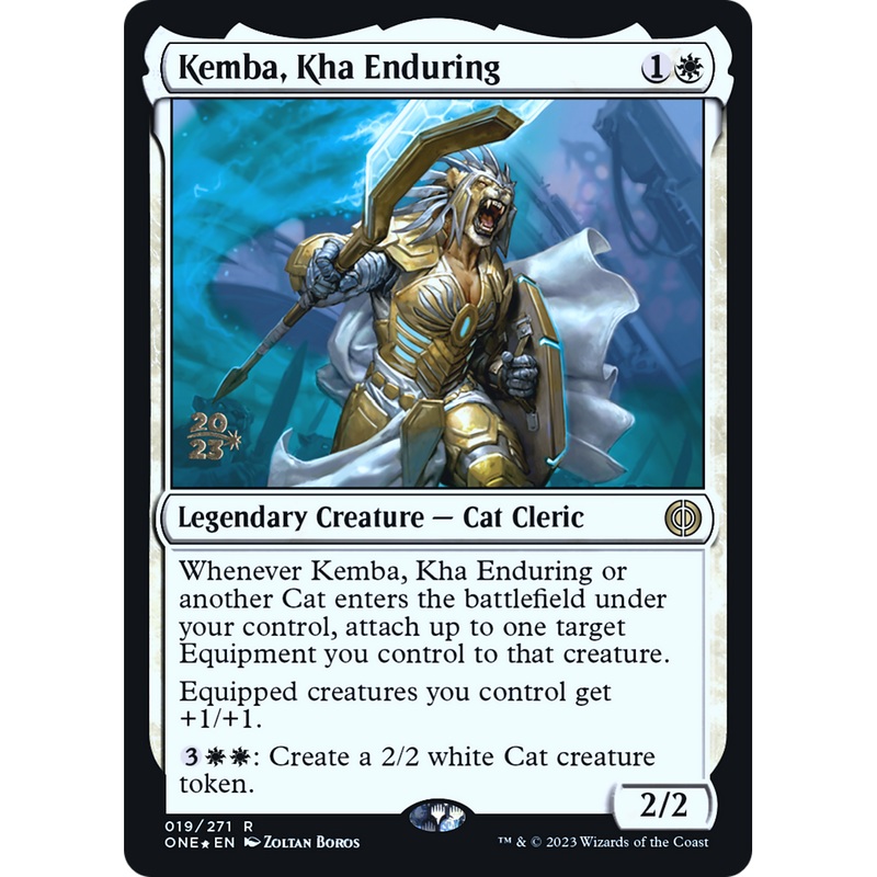 Kemba, Kha Enduring (PRE-19S) - Phyrexia: All Will Be One Promos Foil