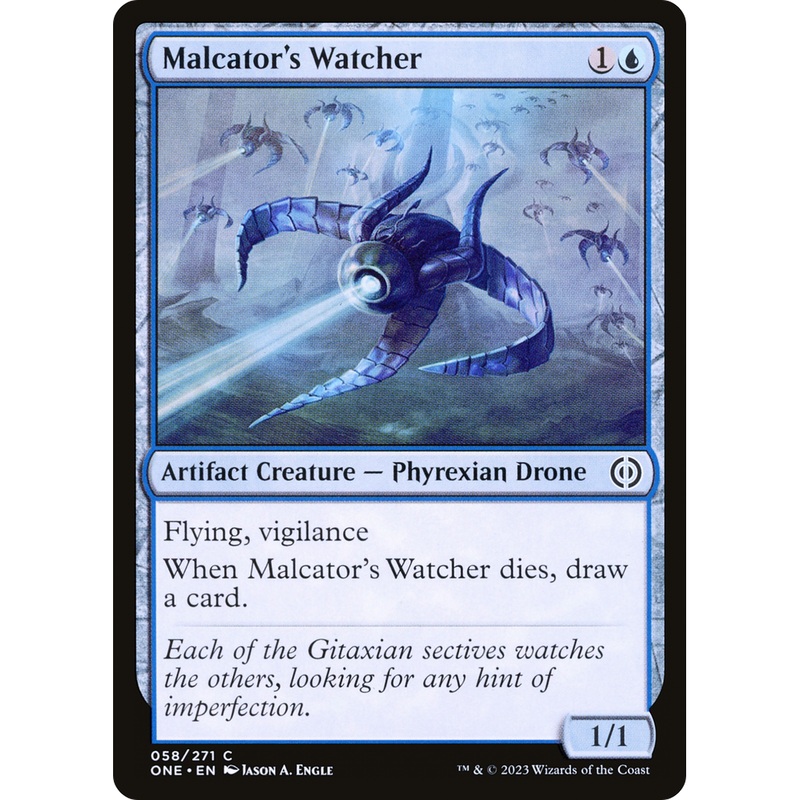Malcator's Watcher (ONE-058) - Phyrexia: All Will Be One
