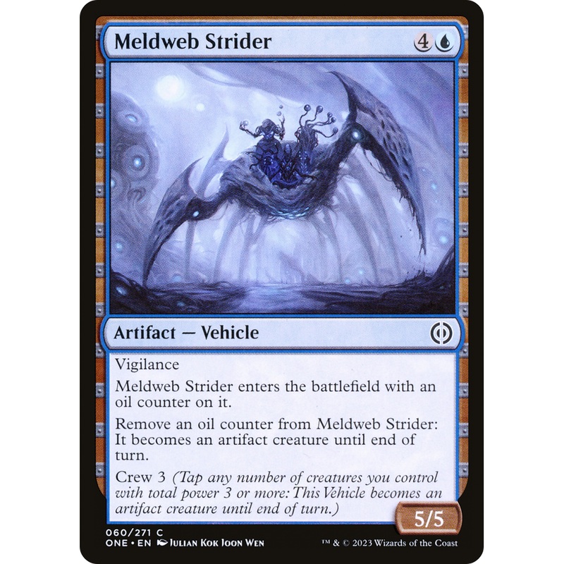 Meldweb Strider (ONE-060) - Phyrexia: All Will Be One Foil
