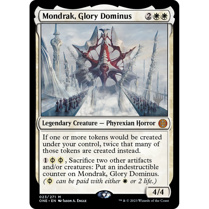 Mondrak, Glory Dominus (PPONE-23P) - Phyrexia: All Will Be One Promos