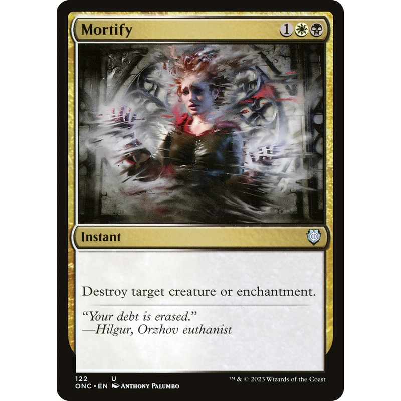 Mortify (ONC-122) - Phyrexia: All Will Be One Commander