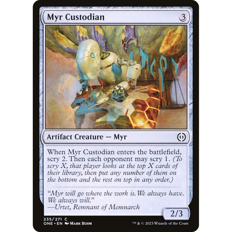 Myr Custodian (ONE-235) - Phyrexia: All Will Be One