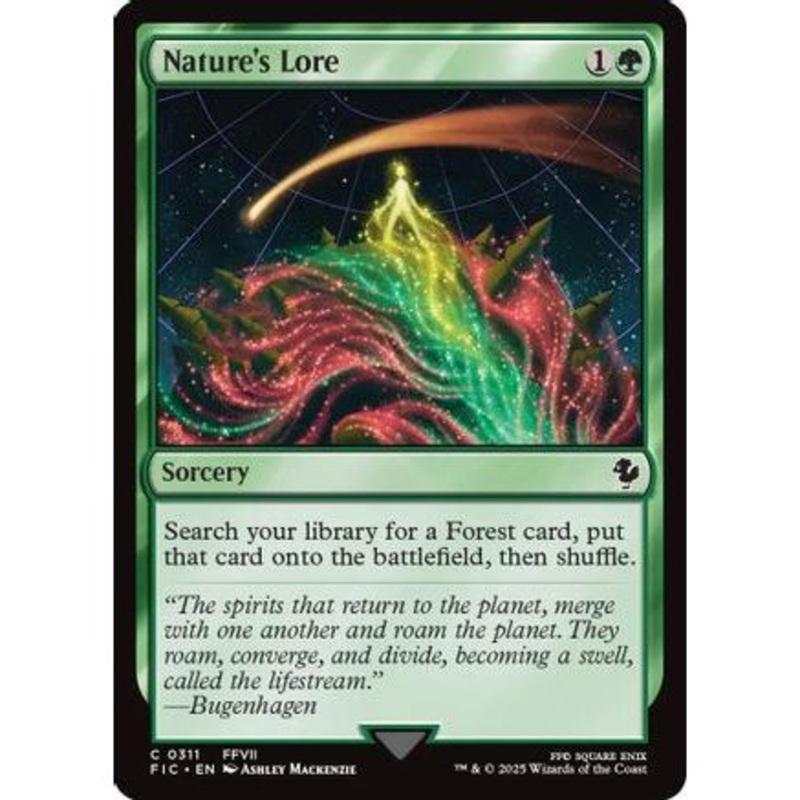 Nature's Lore (FIC-311) - Commander: FINAL FANTASY