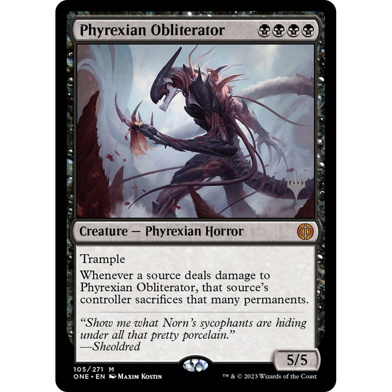 Phyrexian Obliterator (PPONE-105P) - Phyrexia: All Will Be One Promos