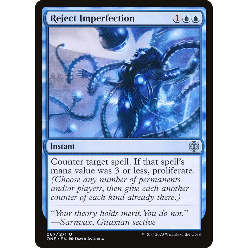Reject Imperfection (ONE-067) - Phyrexia: All Will Be One Foil