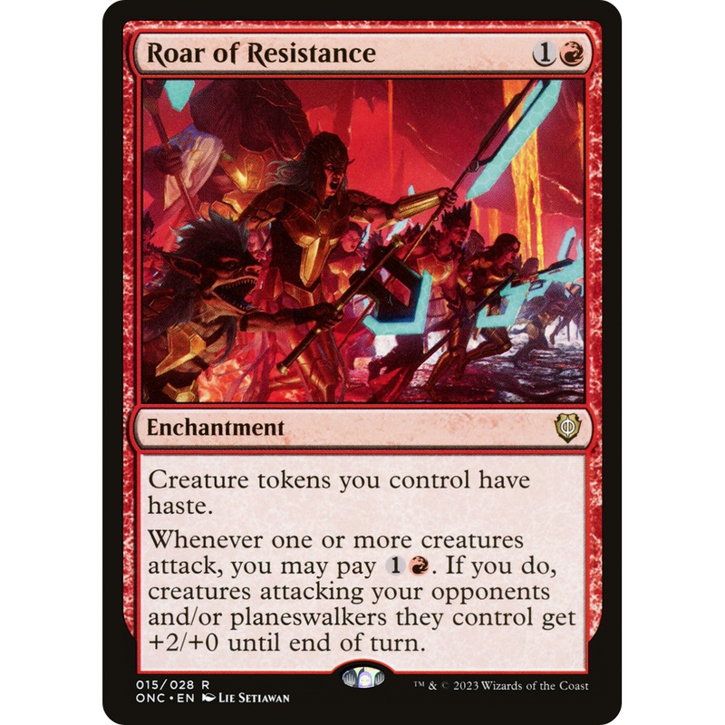 Roar of Resistance (ONC-015) - Phyrexia: All Will Be One Commander
