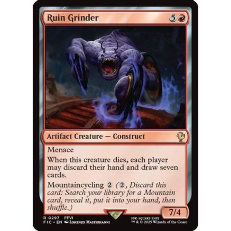 Ruin Grinder (FIC-297) - Commander: FINAL FANTASY