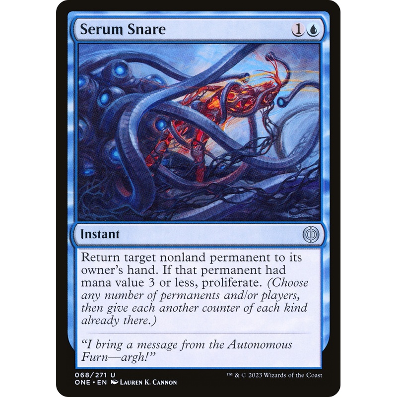 Serum Snare (ONE-068) - Phyrexia: All Will Be One Foil
