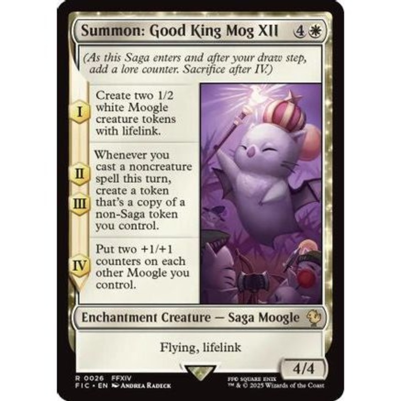 Summon: Good King Mog XII (FIC-026) - Commander: FINAL FANTASY