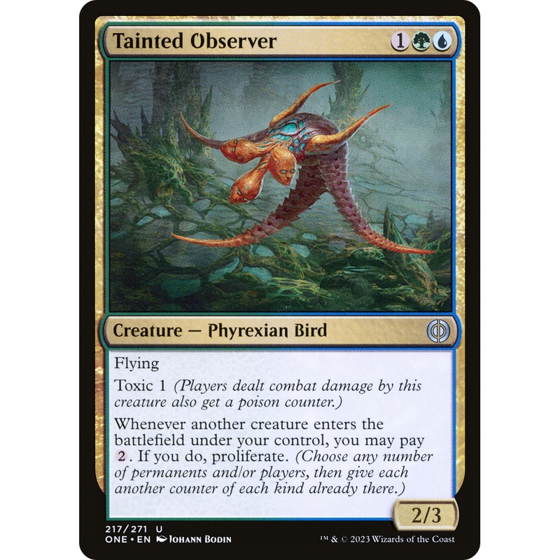 Tainted Observer (ONE-217) - Phyrexia: All Will Be One Foil