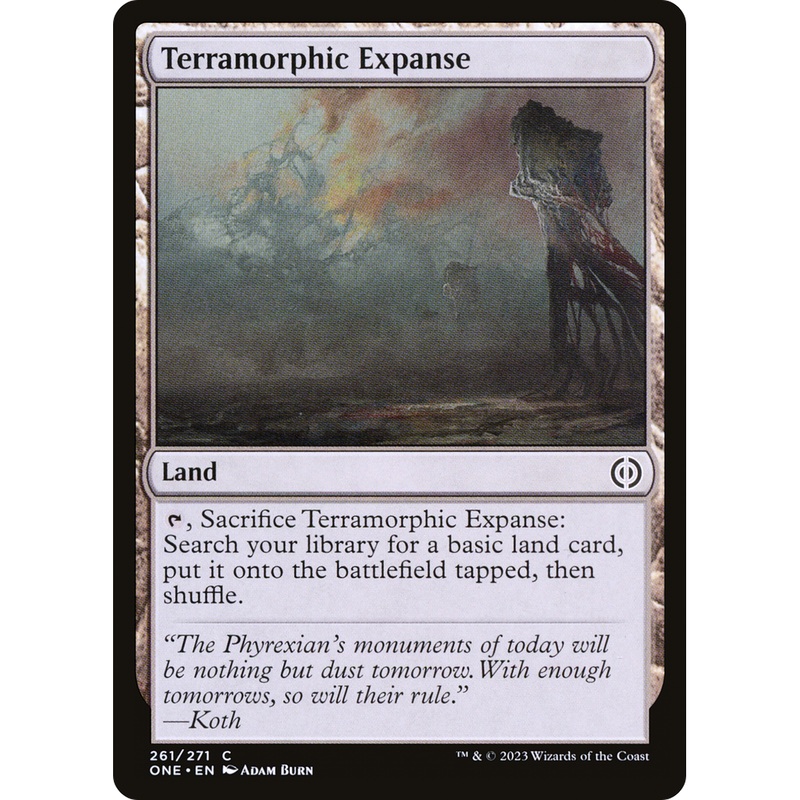 Terramorphic Expanse (ONE-261) - Phyrexia: All Will Be One Foil