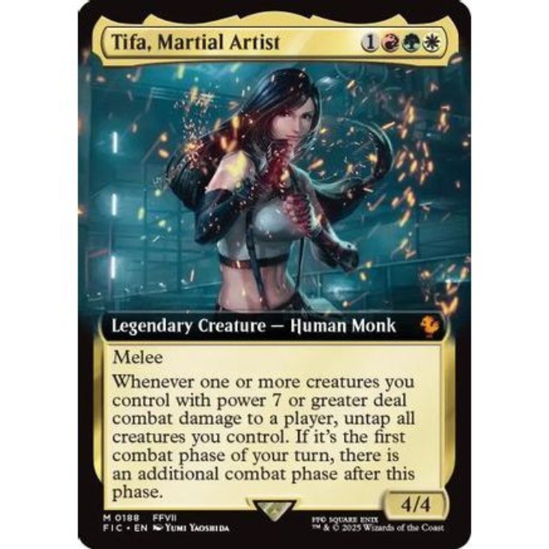 Tifa, Martial Artist (Extended Art) (FIC-188) - Commander: FINAL FANTASY