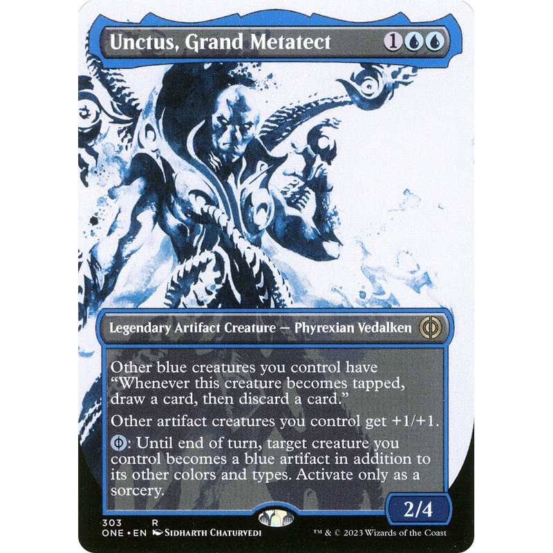 Unctus, Grand Metatect (ONE-303) - Phyrexia: All Will Be One: (Showcase) (Borderless)