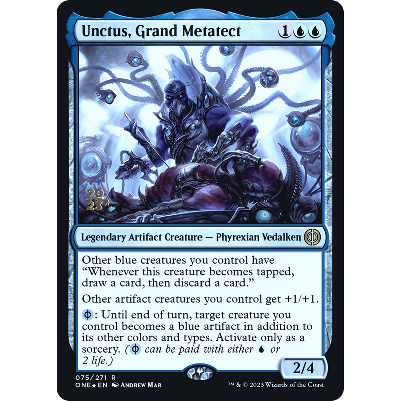 Unctus, Grand Metatect (PRE-75S) - Phyrexia: All Will Be One Promos Foil