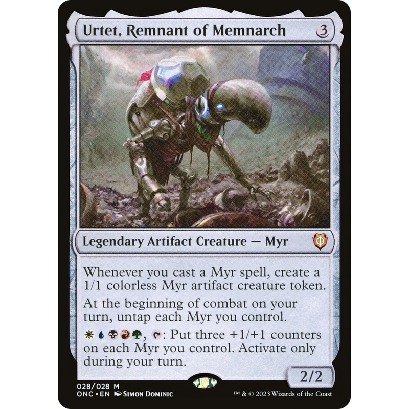 Urtet, Remnant of Memnarch (ONC-028) - Phyrexia: All Will Be One Commander