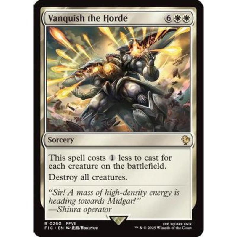 Vanquish the Horde (FIC-260) - Commander: FINAL FANTASY