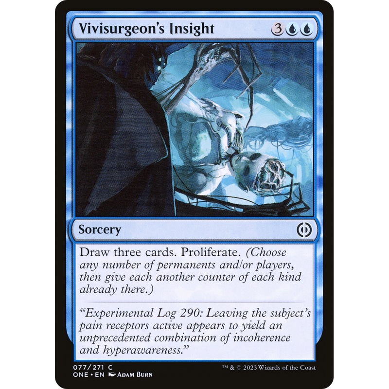 Vivisurgeon's Insight (ONE-077) - Phyrexia: All Will Be One Foil