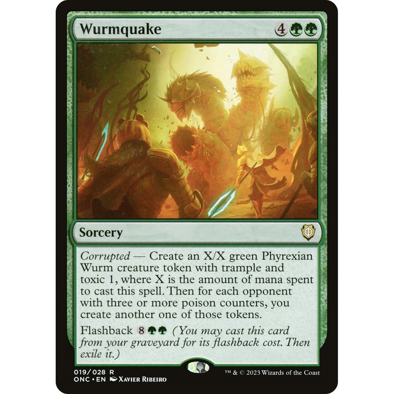 Wurmquake (ONC-019) - Phyrexia: All Will Be One Commander