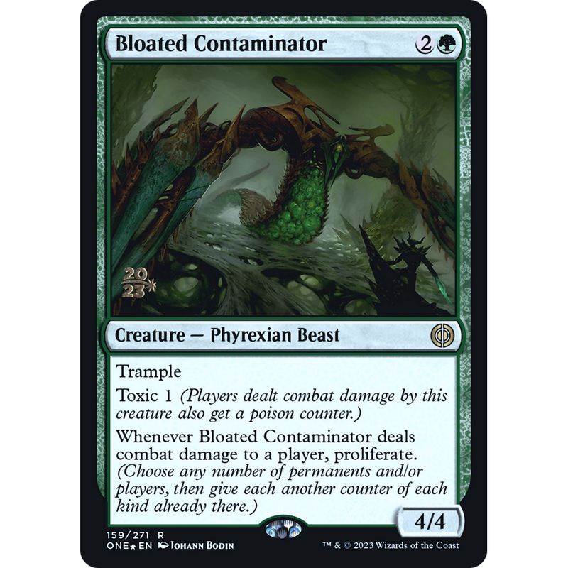 Bloated Contaminator (PRE-159S) - Phyrexia: All Will Be One Promos Foil