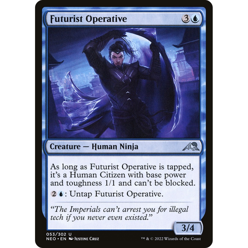 Futurist Operative (NEO-053) - Kamigawa: Neon Dynasty