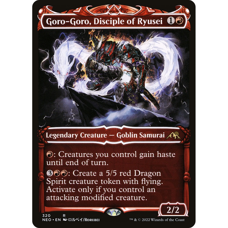 Goro-Goro, Disciple of Ryusei (NEO-320) - Kamigawa: Neon Dynasty: (Showcase)