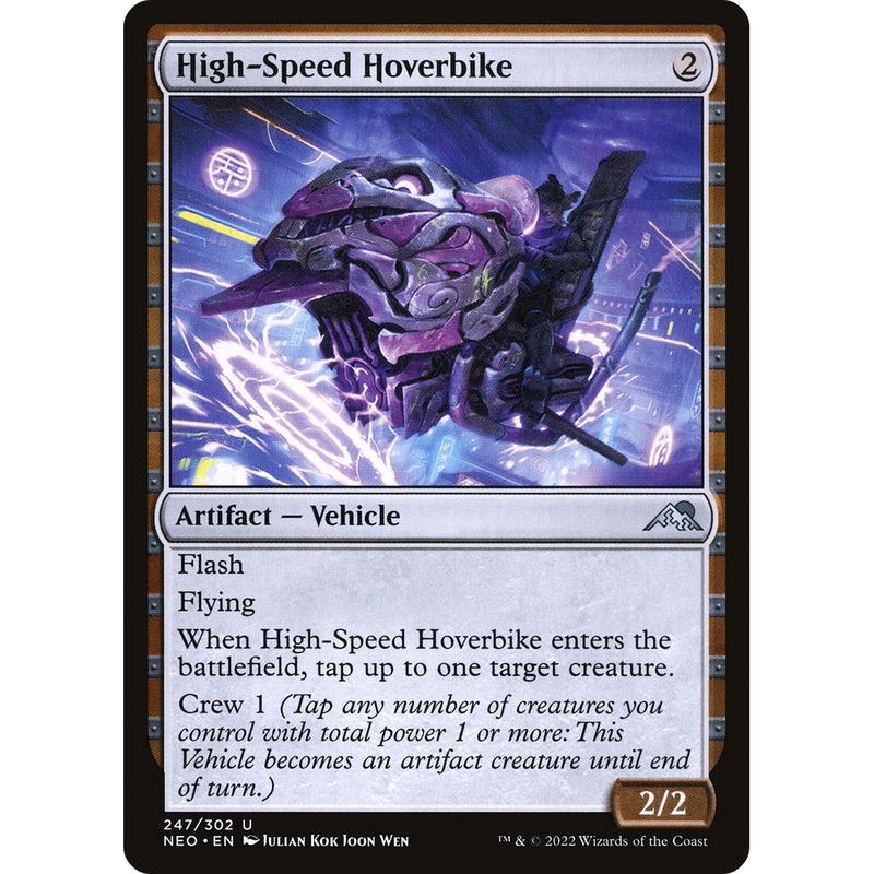 High-Speed Hoverbike (NEO-247) - Kamigawa: Neon Dynasty
