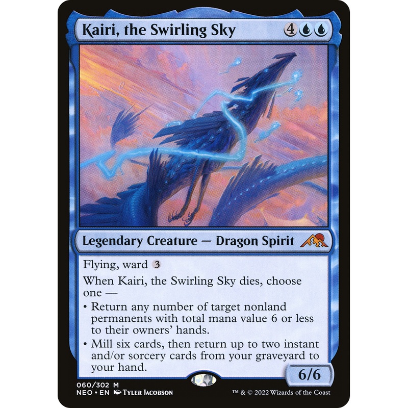 Kairi, the Swirling Sky (NEO-060) - Kamigawa: Neon Dynasty Foil
