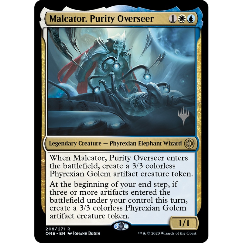 Malcator, Purity Overseer (PPONE-208P) - Phyrexia: All Will Be One Promos Foil