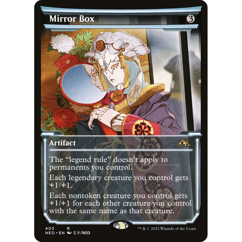 Mirror Box (NEO-403) - Kamigawa: Neon Dynasty: (Showcase) Foil