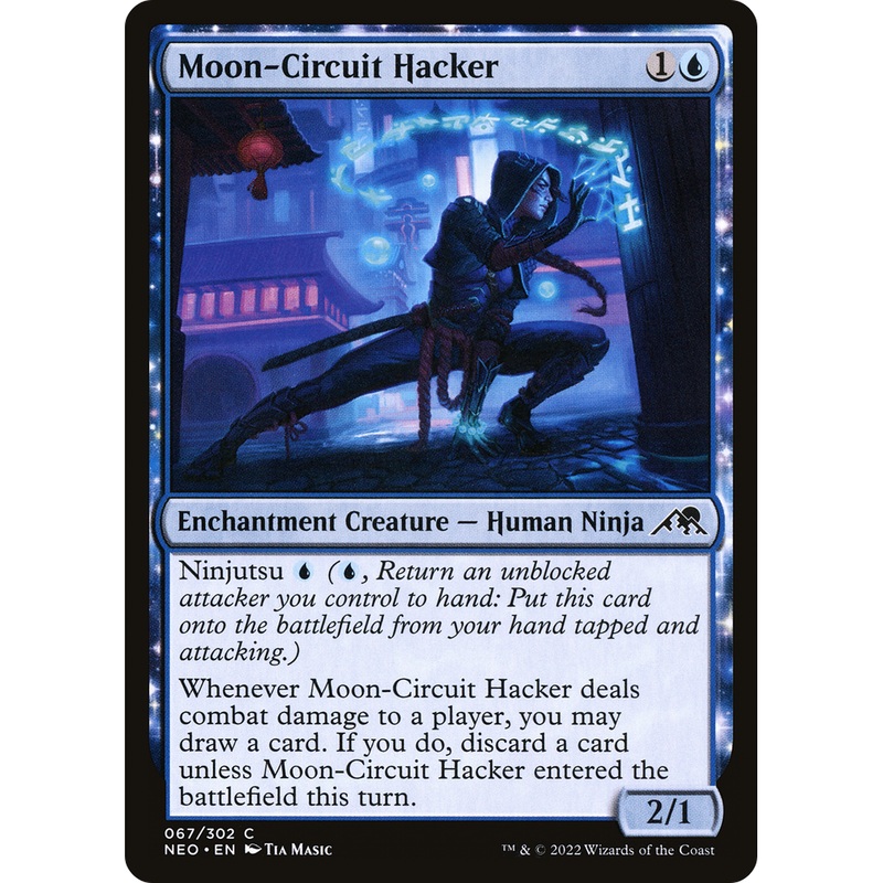 Moon-Circuit Hacker (NEO-067) - Kamigawa: Neon Dynasty: (enchantment) Foil