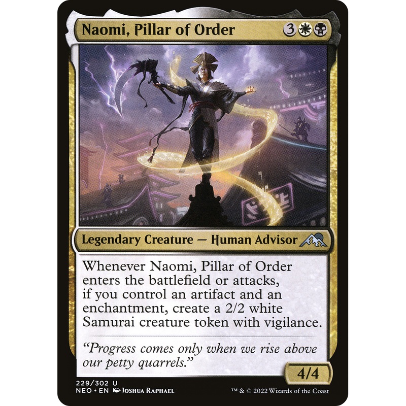 Naomi, Pillar of Order (NEO-229) - Kamigawa: Neon Dynasty