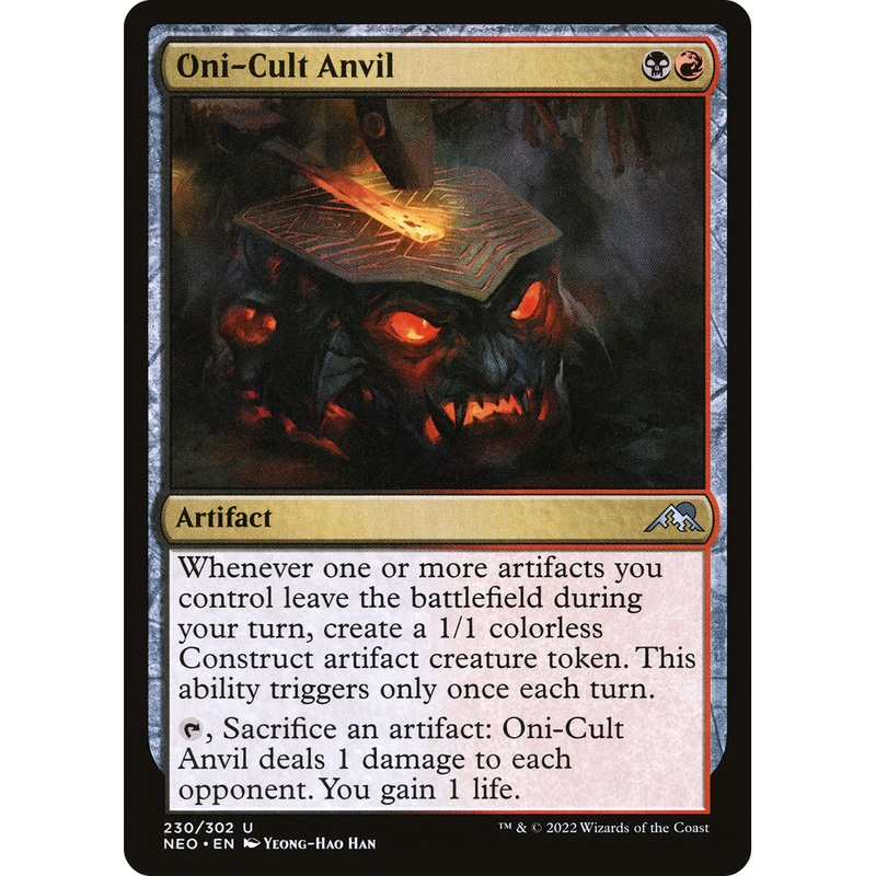 Oni-Cult Anvil (NEO-230) - Kamigawa: Neon Dynasty Foil