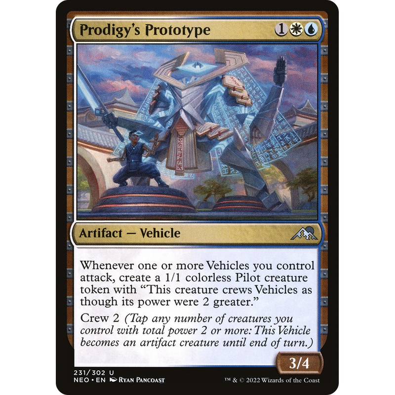 Prodigy's Prototype (NEO-231) - Kamigawa: Neon Dynasty Foil