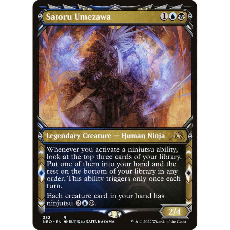 Satoru Umezawa (NEO-352) - Kamigawa: Neon Dynasty: (Showcase) Foil