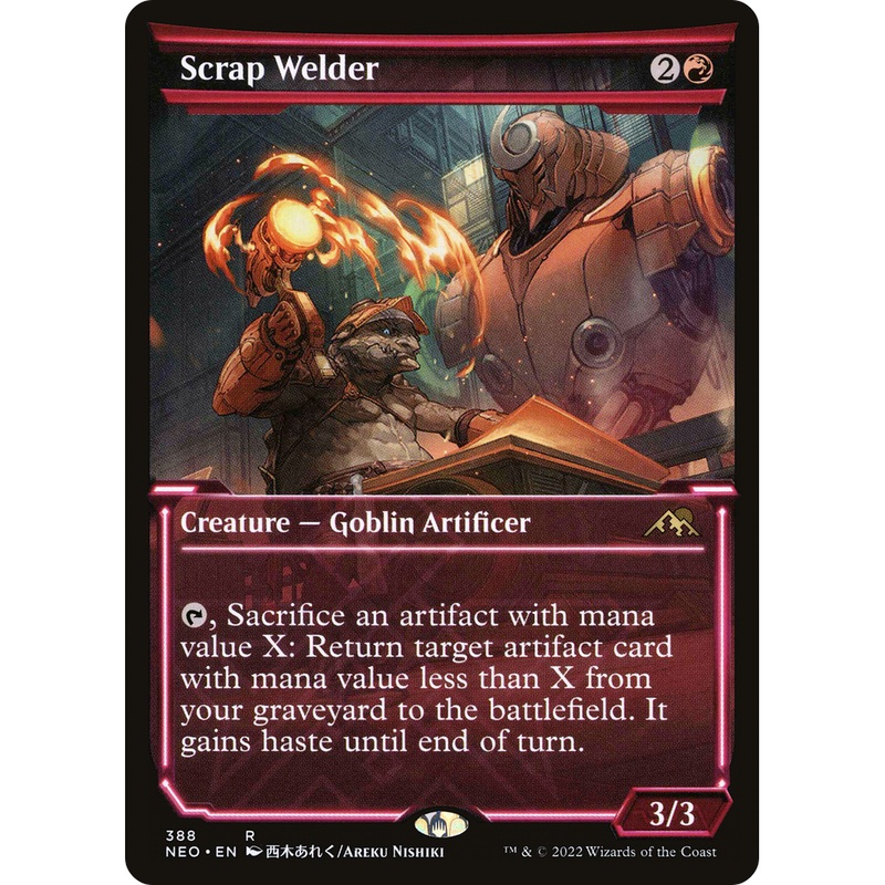 Scrap Welder (NEO-388) - Kamigawa: Neon Dynasty: (Showcase)