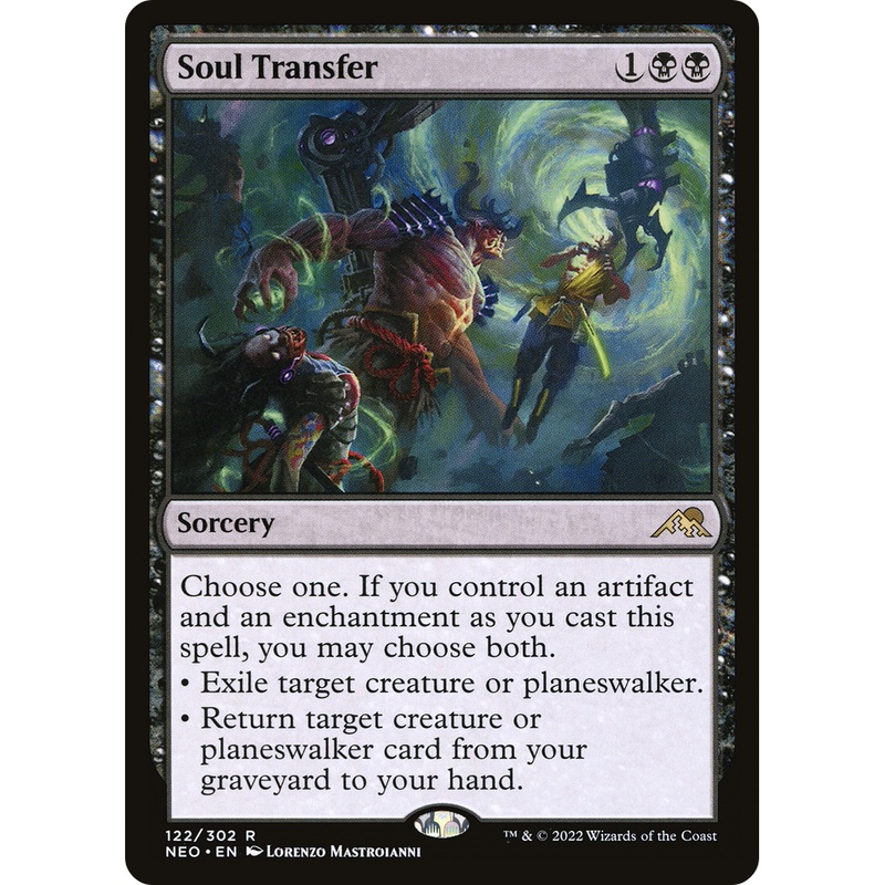 Soul Transfer (NEO-122) - Kamigawa: Neon Dynasty Foil