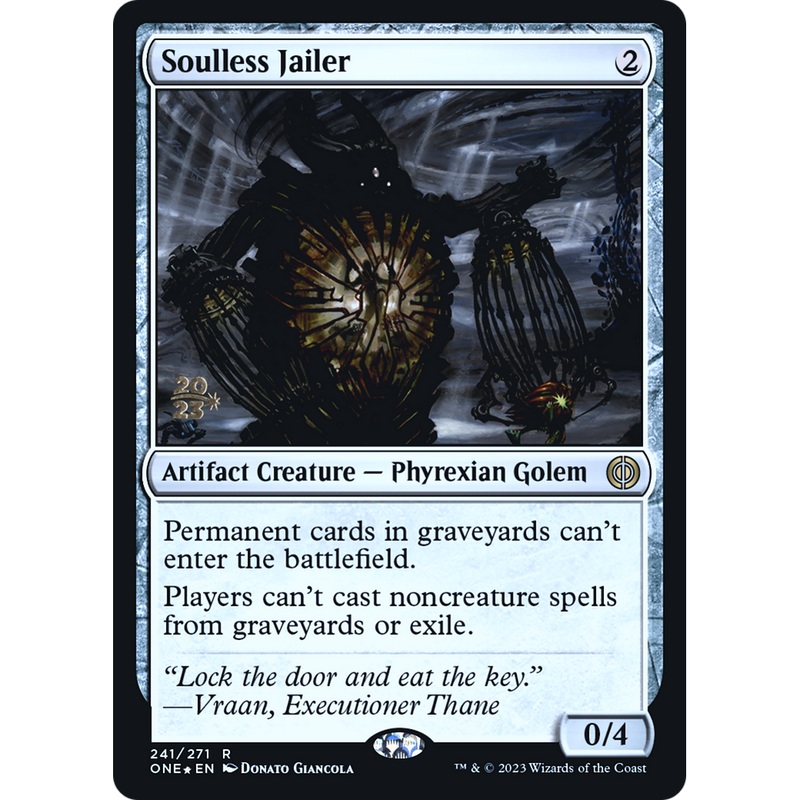 Soulless Jailer (PRE-241S) - Phyrexia: All Will Be One Promos Foil