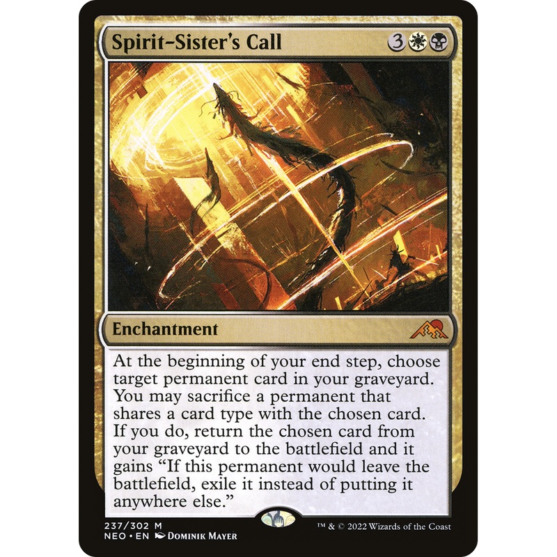 Spirit-Sister's Call (NEO-237) - Kamigawa: Neon Dynasty
