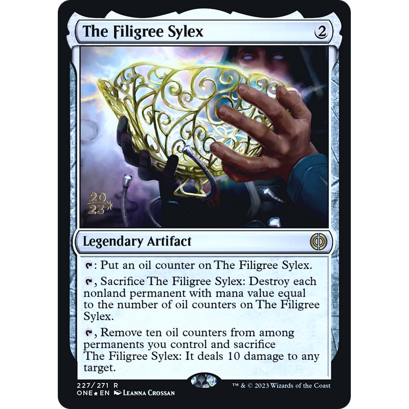 The Filigree Sylex (PRE-227S) - Phyrexia: All Will Be One Promos Foil