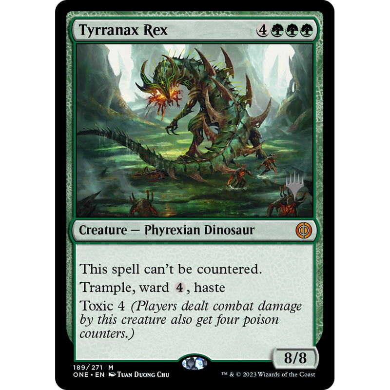 Tyrranax Rex (PPONE-189P) - Phyrexia: All Will Be One Promos Foil