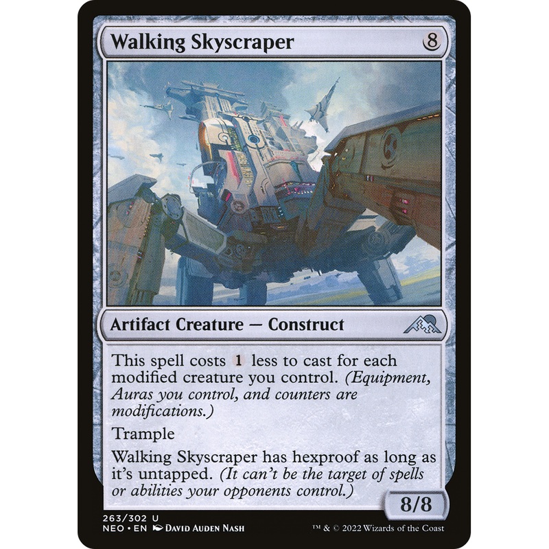 Walking Skyscraper (NEO-263) - Kamigawa: Neon Dynasty Foil