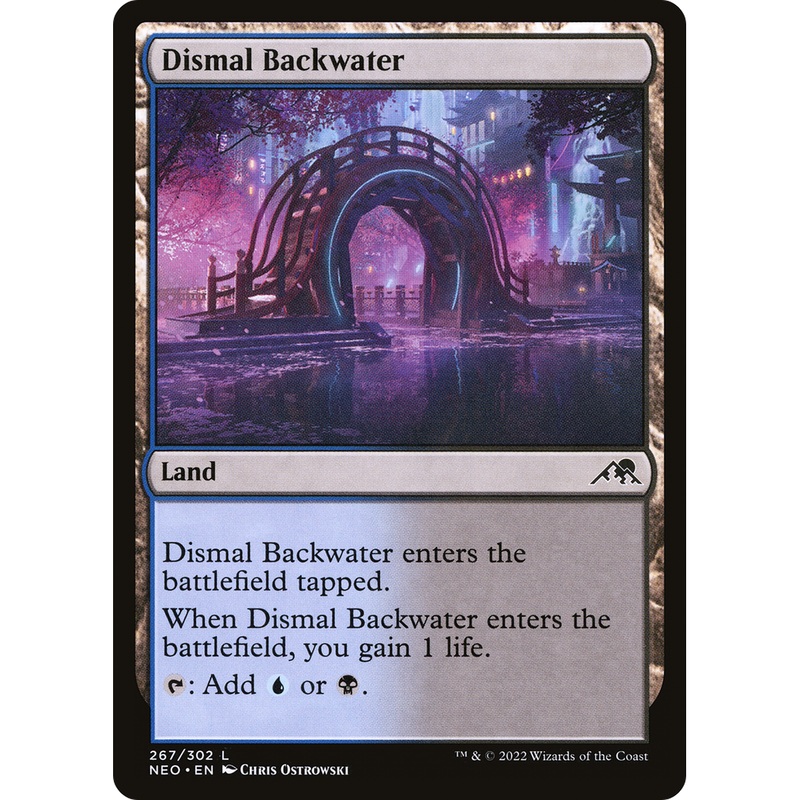 Dismal Backwater (NEO-267) - Kamigawa: Neon Dynasty