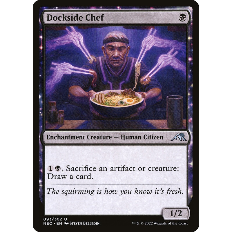 Dockside Chef (NEO-093) - Kamigawa: Neon Dynasty: (enchantment) Foil
