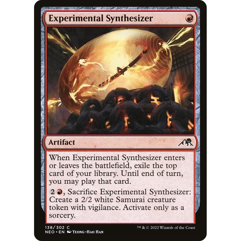 Experimental Synthesizer (NEO-138) - Kamigawa: Neon Dynasty Foil