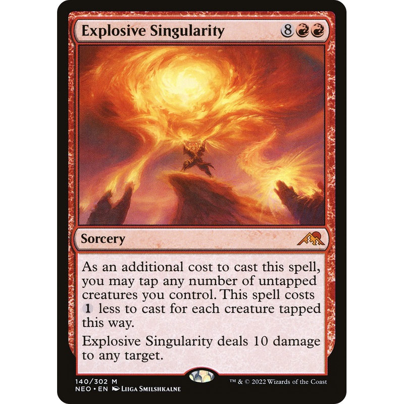 Explosive Singularity (NEO-140) - Kamigawa: Neon Dynasty