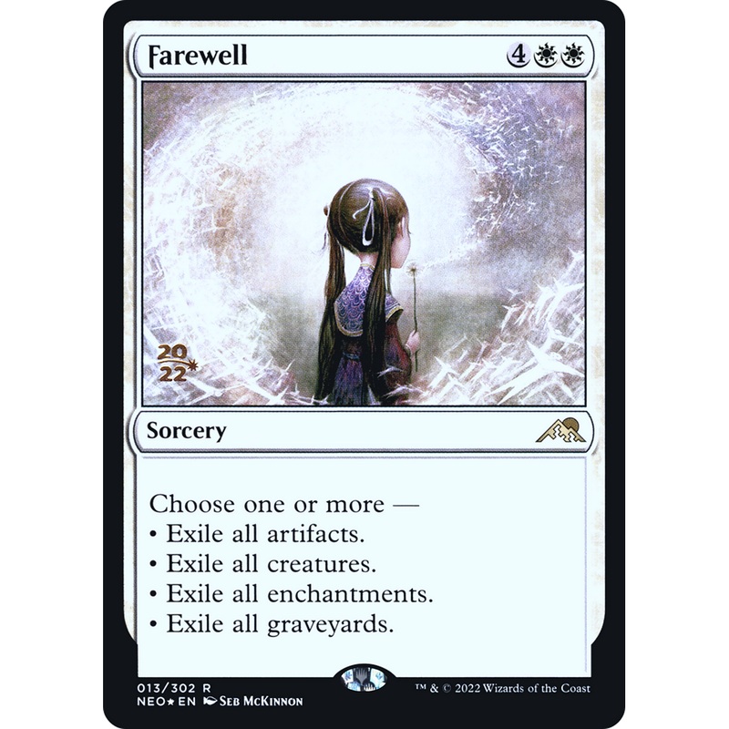 Farewell (PRE-13S) - Kamigawa: Neon Dynasty Promos Foil