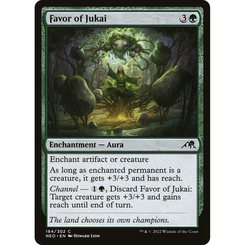 Favor of Jukai (NEO-184) - Kamigawa: Neon Dynasty Foil