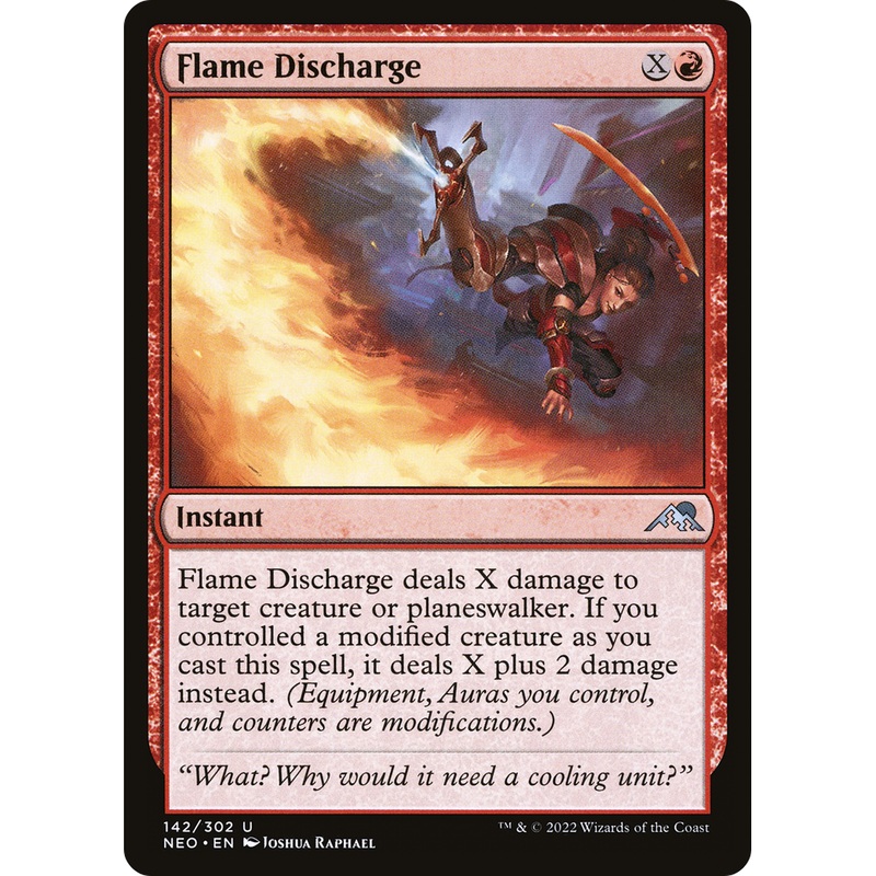 Flame Discharge (NEO-142) - Kamigawa: Neon Dynasty