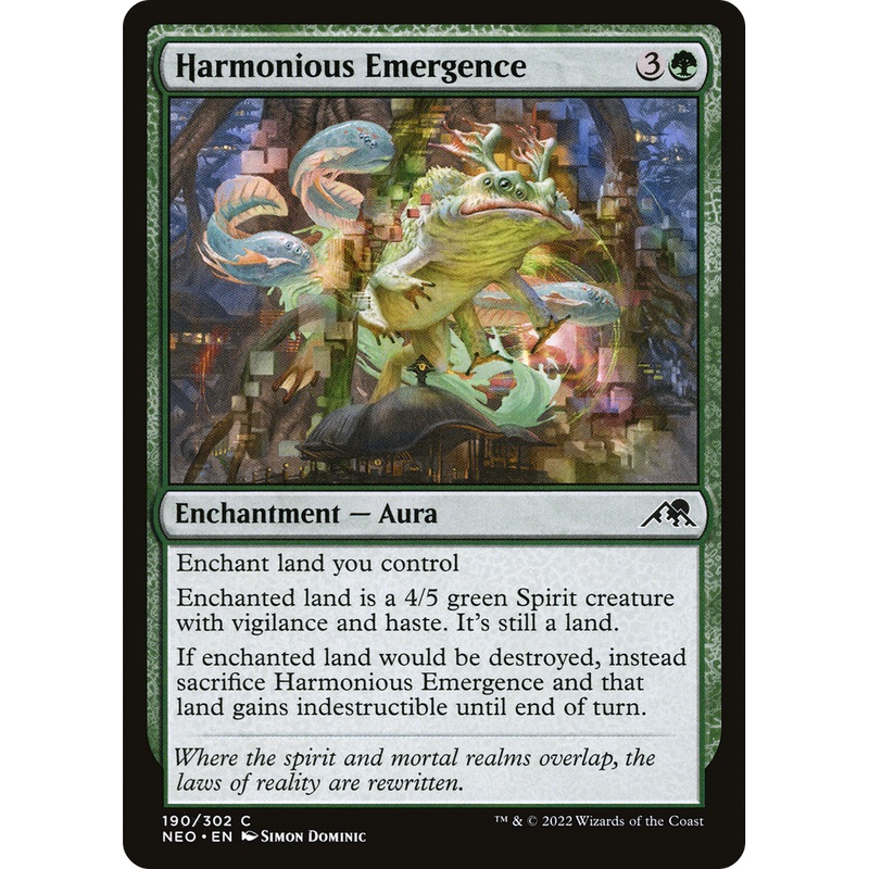 Harmonious Emergence (NEO-190) - Kamigawa: Neon Dynasty